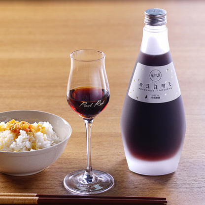 Pearl Red Tomorrow Rice Wine 珍珠红明天客家黄酒 Traditional rice wine with ginger aroma 16%vol 500ml