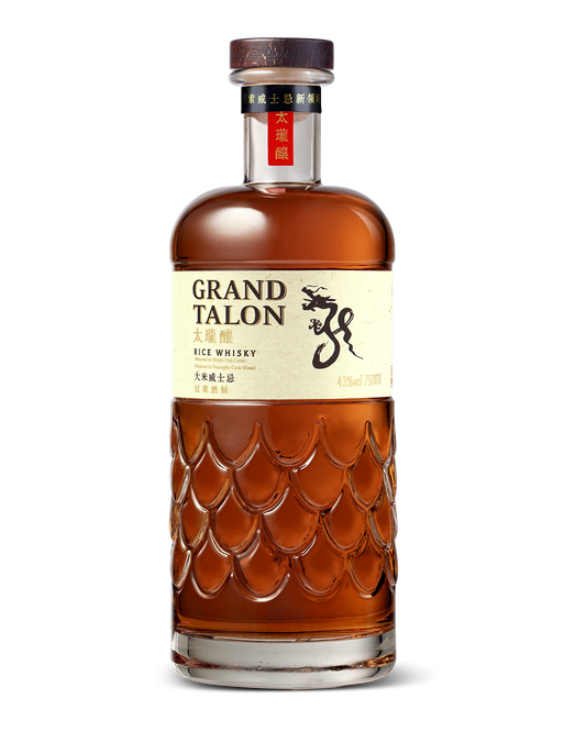 Grand Talon Rice Whisky 太瓏釀大米威士忌 China first rice whisky  43%vol 750ml