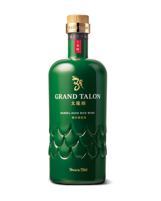 Grand Talon Barrel-Aged Rice Wine 太瓏釀橡木桶黃酒   Mature in premium virgin oak barrels 16%vol 750ml