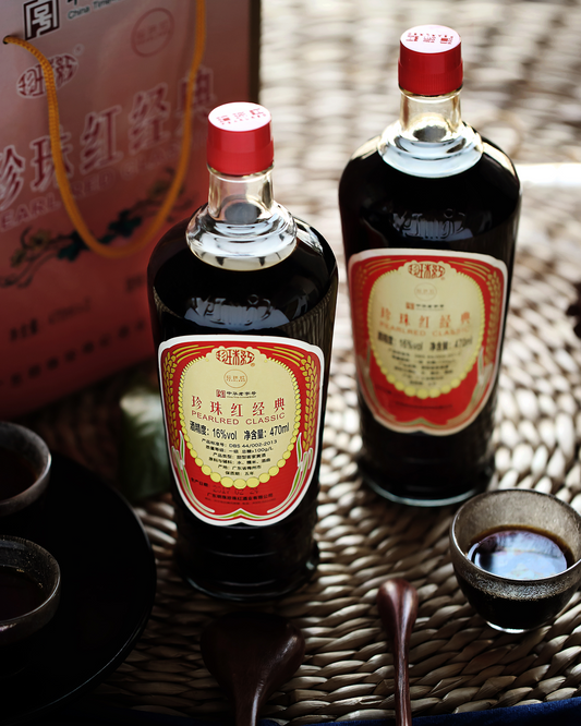 Pearl Red Classic Hakka Rice Wine Gift Pack – 16% ABV – 470ml x 2